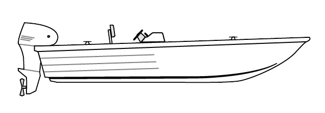 V HULL FISHING - Side Console 